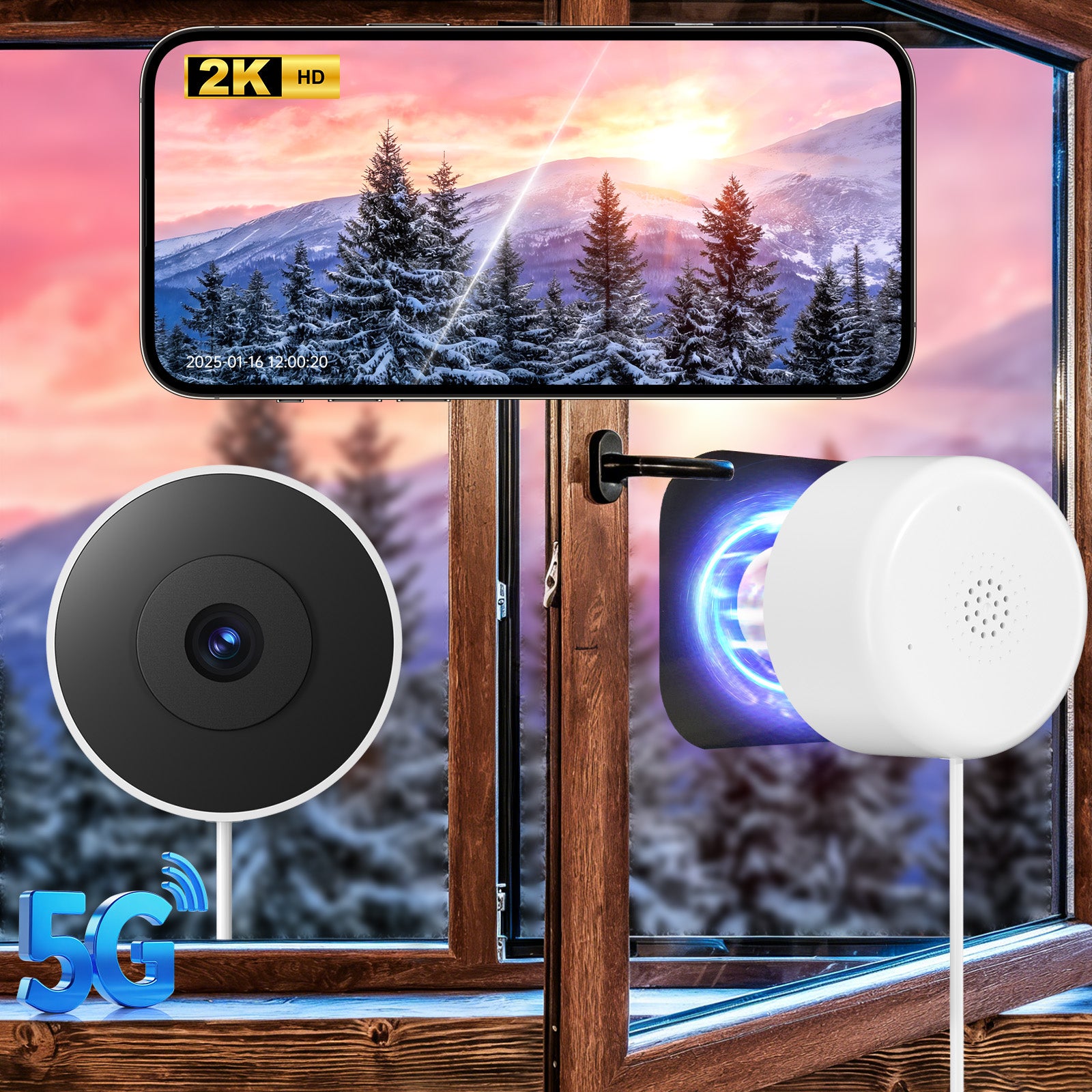 4MP 2K Window Camera · 2-Pack